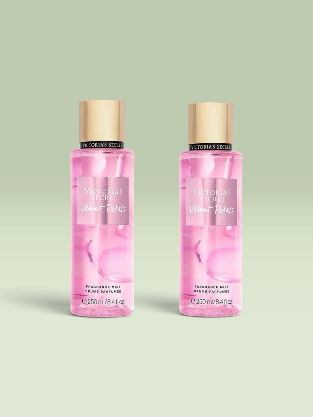 Victoria's Secret VELVET PETALS Fragrance Mist ~ 8.4 fl.oz. ( Lot of 2 )